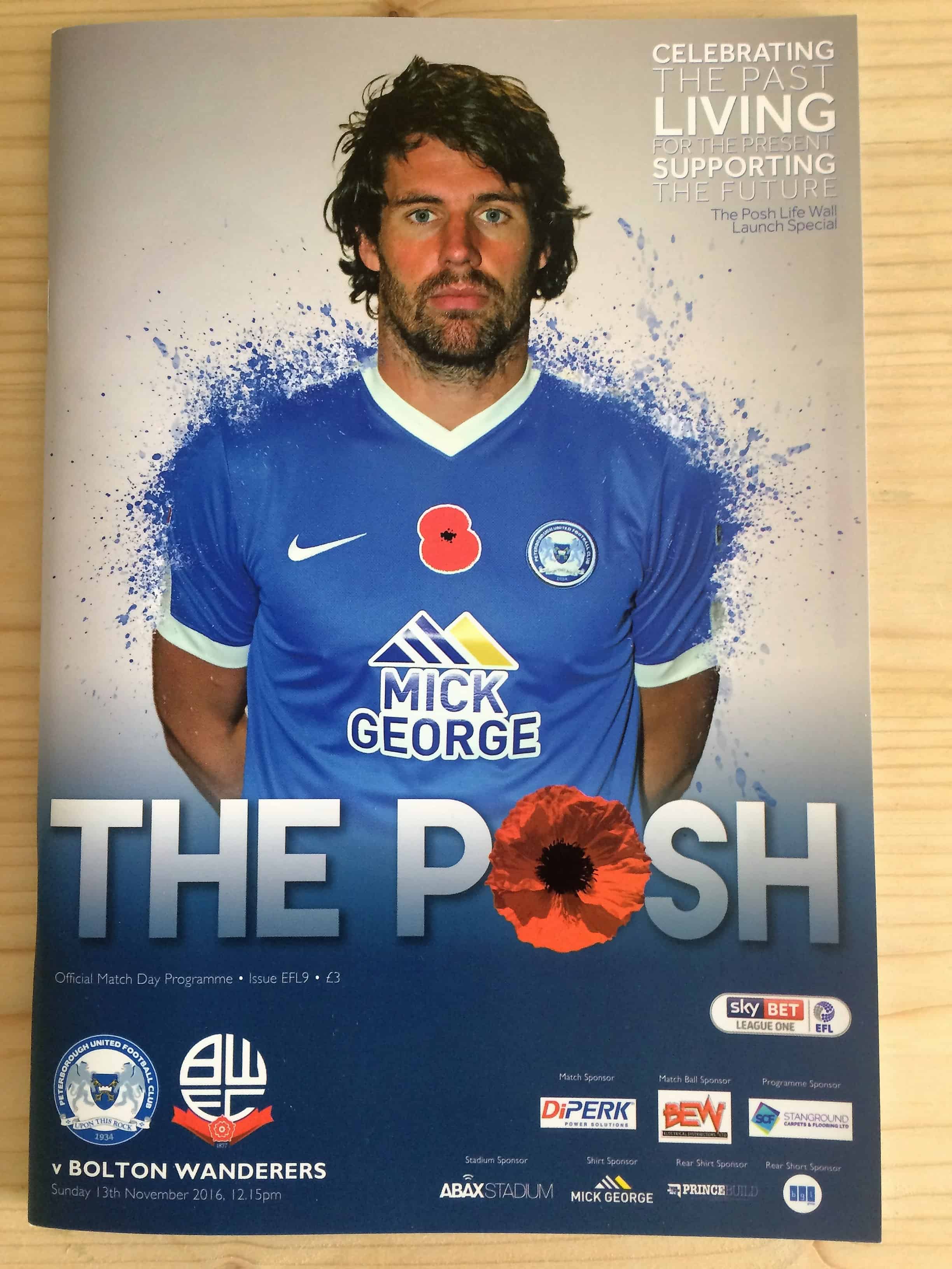 Peterborough United FC v Bolton Wanderers FC